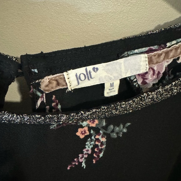 Jolt Peplum Top - Picture 3 of 3